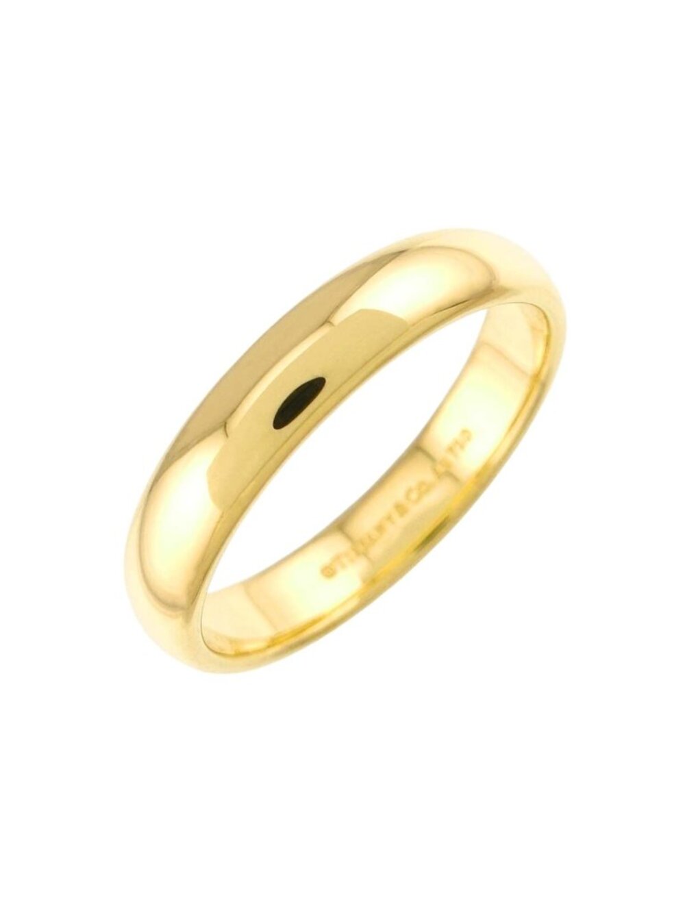 Tiffany & Co Forever Band Ring 18K Yellow Gold